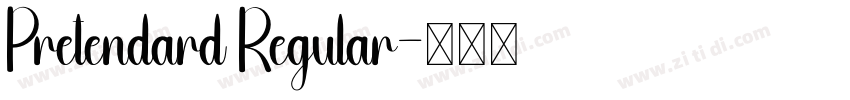 Pretendard Regular字体转换 Pretendard Regular字体转换
